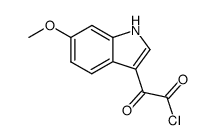 2-(3-indolyl)-2-oxoacetyl chloride结构式