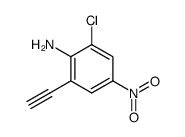 2-chloro-6-(1-ethynyl)-4-nitroaniline Structure