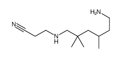 3-[(6-amino-2,2,4-trimethylhexyl)amino]propanenitrile结构式