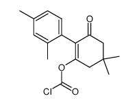 3-chlorocarbonyloxy-2-(2',4'-dimethylphenyl)-5,5-dimethyl-2-cyclohexenone结构式