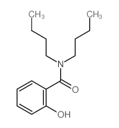Benzamide, N,N-dibutyl-2-hydroxy-结构式