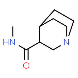 1-Azabicyclo[2.2.2]octane-3-carboxamide,N-methyl-(9CI)结构式