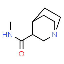 1-Azabicyclo[2.2.2]octane-3-carboxamide,N-methyl-(9CI) structure