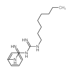 Guanidine,N-[imino(octylamino)methyl]-N'-phenyl- structure