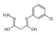 N-(3-chlorophenyl)-3-hydrazinyl-3-oxopropanamide结构式