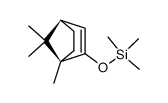 (1R,4R)-1,7,7-trimethyl-2-(trimethylsiloxy)bicyclo[2.2.1]hepta-2-ene结构式