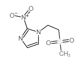 1H-Imidazole,1-[2-(methylsulfonyl)ethyl]-2- nitro-结构式
