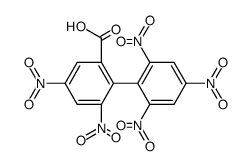 2',4,4',6,6'-pentanitrobiphenyl-2-carboxylic acid结构式