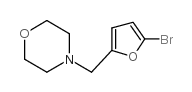 4-[(5-bromo-2-furyl)methyl]morpholine structure