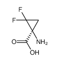 Cyclopropanecarboxylic acid, 1-amino-2,2-difluoro-, (1S)- (9CI)图片