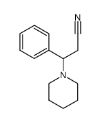 3-phenyl-3-piperidinopropanenitrile Structure