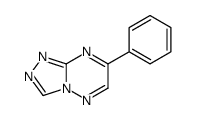 1,2,4-Triazolo(4,3-b)(1,2,4)triazine, 7-phenyl-结构式