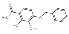 4'-苄氧基-2'-羟基-3'-甲基苯乙酮结构式