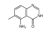 5-amino-6-methylquinazolin-4(3H)-one结构式