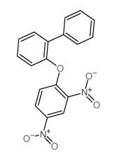 2,4-dinitro-1-(2-phenylphenoxy)benzene结构式