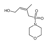 N-[(Z)-4-hydroxy-2-methylbut-2-ene-1-sulfonyl]morpholine结构式