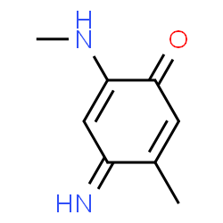 2,5-Cyclohexadien-1-one, 4-imino-5-methyl-2-(methylamino)- (9CI) Structure