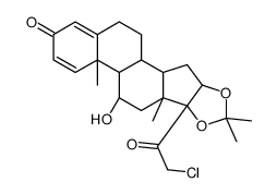 8b-(2-chloroacetyl)-7-hydroxy-6a,8a,10,10-tetramethyl-6a,6b,7,8,8a,8b,11a,12,12a,12b-decahydro-1H-naphtho[2',1':4,5]indeno[1,2-d][1,3]dioxol-4(2H)-one Structure