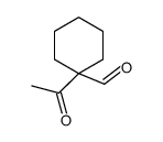 Cyclohexanecarboxaldehyde, 1-acetyl- (9CI) Structure