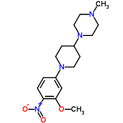 1-(1-(3-Methoxy-4-nitrophenyl)piperidin-4-yl)-4-Methylpiperazine picture