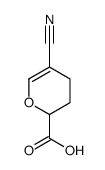 2H-Pyran-2-carboxylicacid,5-cyano-3,4-dihydro-(9CI) structure