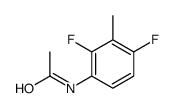 N-(2,4-difluoro-3-methylphenyl)acetamide结构式