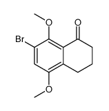 7-bromo-5,8-dimethoxy-3,4-dihydro-2H-naphthalen-1-one Structure