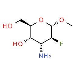 alpha-D-Altropyranoside, methyl 3-amino-2,3-dideoxy-2-fluoro- (9CI) structure