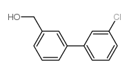 3-(3-Chlorophenyl)benzyl alcohol结构式