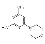 2-氨基-4-吗啉基-6-甲基嘧啶结构式