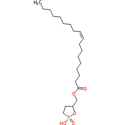 Oleoyl 3-carbacyclic Phosphatidic Acid结构式