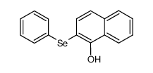 2-phenylseleno-1-naphthol结构式