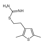 Carbamimidothioic acid, 2-(2,5-dimethyl-3-thienyl)ethyl ester (9CI) picture