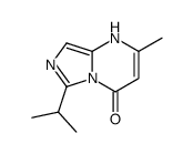 2-methyl-6-propan-2-yl-1H-imidazo[1,5-a]pyrimidin-4-one结构式