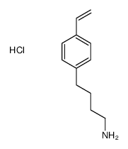 4-(4-ethenylphenyl)butan-1-amine,hydrochloride结构式