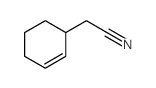 2-(1-cyclohex-2-enyl)acetonitrile结构式