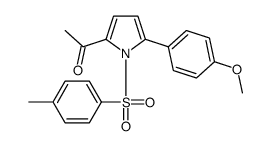 1-[5-(4-methoxyphenyl)-1-(4-methylphenyl)sulfonylpyrrol-2-yl]ethanone结构式