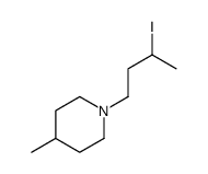 1-(3-iodobutyl)-4-methylpiperidine Structure