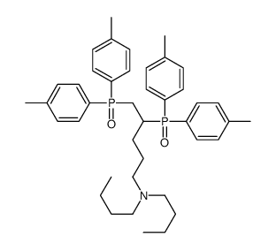4,5-bis[bis(4-methylphenyl)phosphoryl]-N,N-dibutylpentan-1-amine Structure