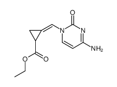 (Z,E)-1-[(2-carbethoxycyclopropylidene)methyl]cytosine结构式