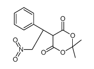 2,2-dimethyl-5-[(1R)-2-nitro-1-phenylethyl]-1,3-dioxane-4,6-dione Structure