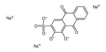 trisodium 9,10-dihydro-3,4-dioxido-9,10-dioxoanthracene-2-sulphonate picture