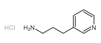 3-PYRIDINEPROPANAMINE MONOHYDROCHLORIDE structure