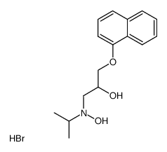 N-hydroxypropranolol hydrobromide Structure