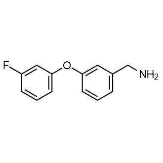 [3-(3-氟苯氧基)苯基]甲胺结构式