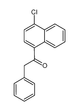 1-(4-chloro-[1]naphthyl)-2-phenyl-ethanone Structure