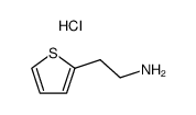 2-(thien-2-yl)-ethylamine hydrochloride结构式