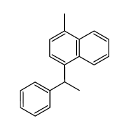 1-methyl-4-(1-phenylethyl)naphthalene结构式