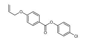 (4-chlorophenyl) 4-prop-2-enoxybenzoate Structure