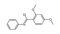 N-Phenyl-2,4-dimethoxybenzimidoyl chloride结构式